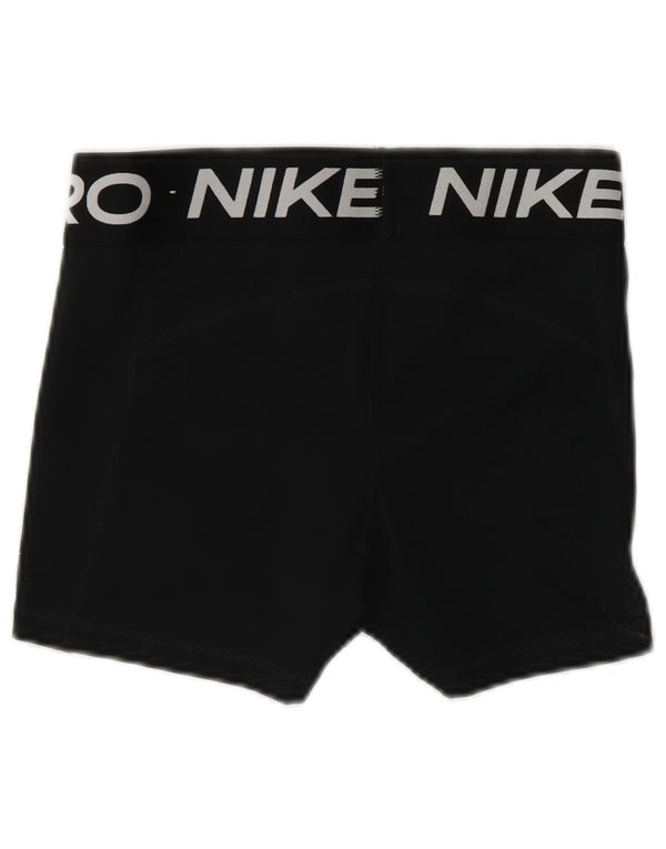 NIKE Ženske Dri Fit Graphic Sport Shorts UK 10 Mali crni poliester