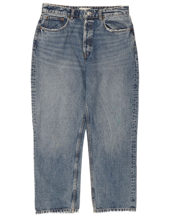 Zara ženske kratke traperice visokog struka EU 44 XL W34 L26 plavi pamuk