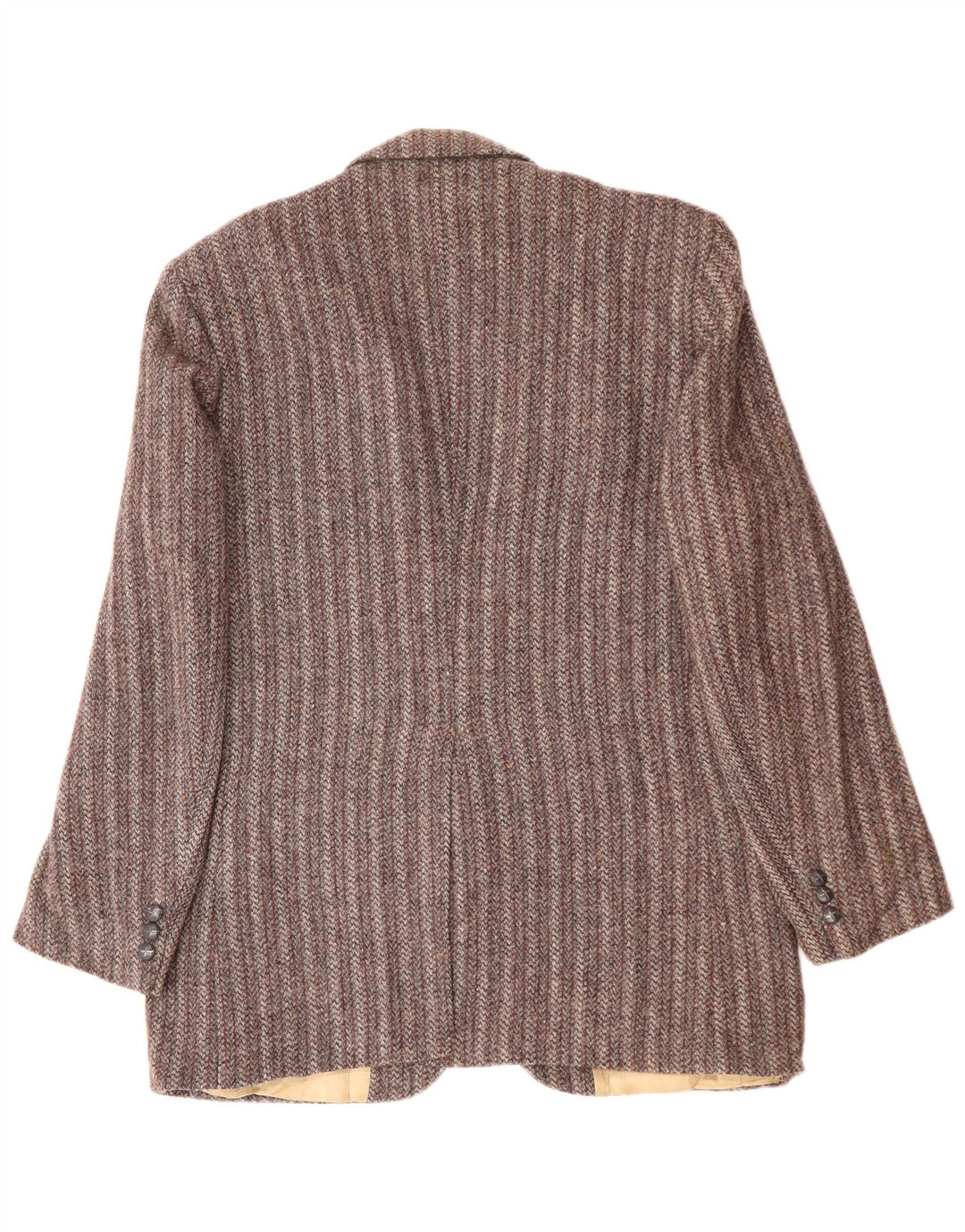 HARRIS TWEED Muški sako sa 2 gumba UK 38 srednje sive pruge