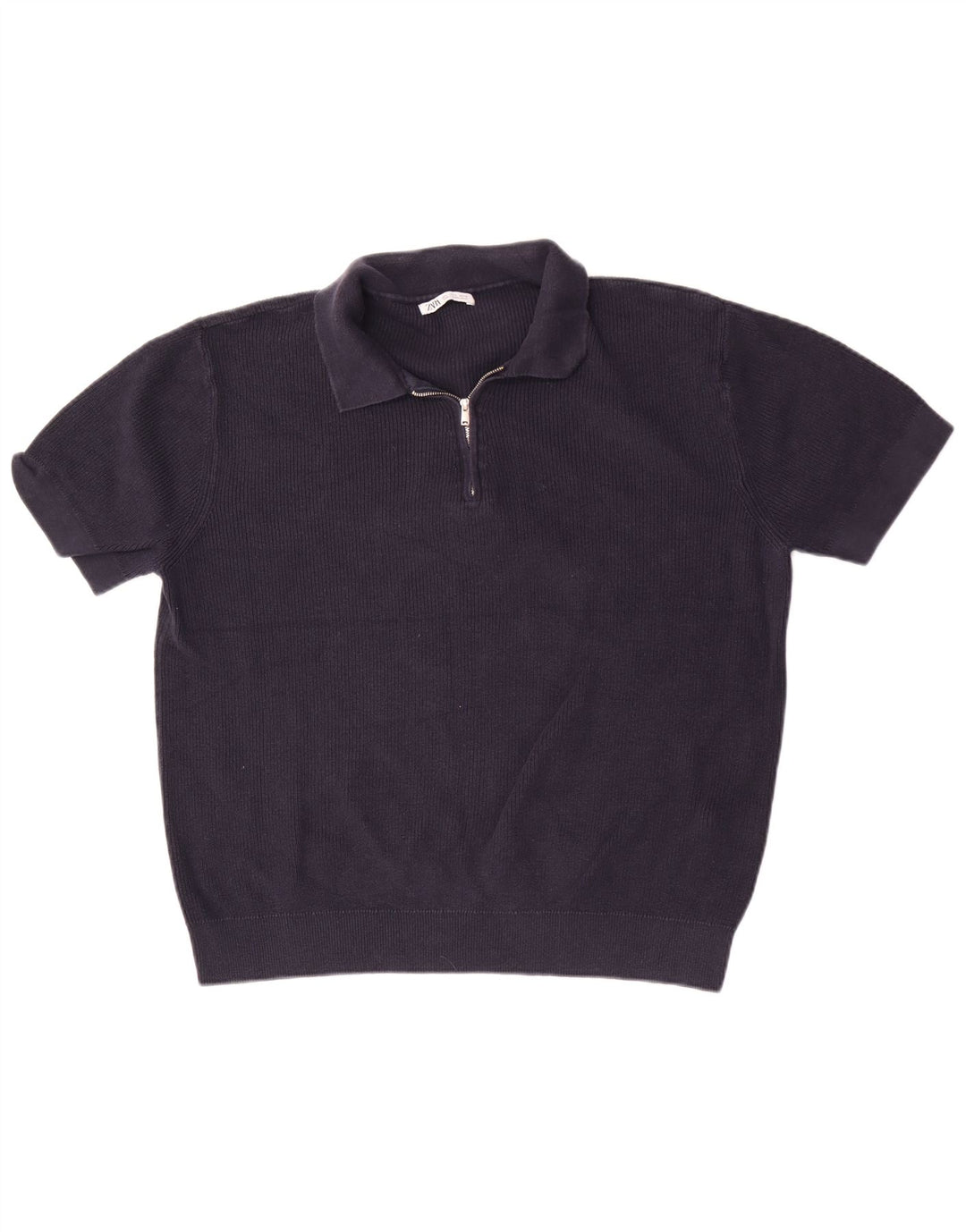 Zara muška polo majica velika tamnoplava pamuk