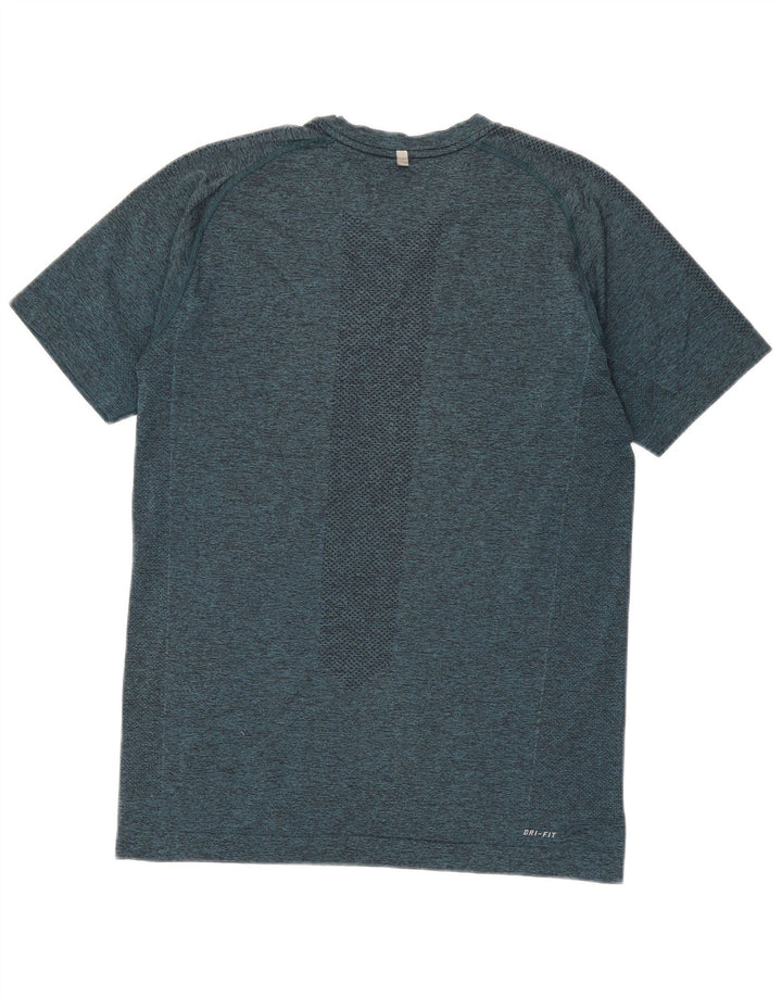 Nike Dri Fit majica kratkih rukava srednje tamnoplava s pjegama