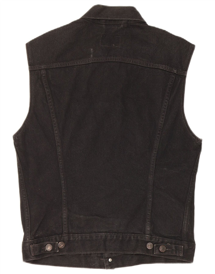 Levi's muška traper majica UK 38 Srednje crni pamuk