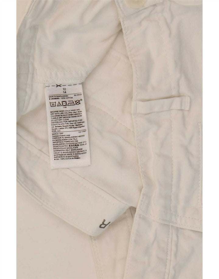 Gap Ženske vruće hlačice US 10 Large W32 Bijeli pamuk
