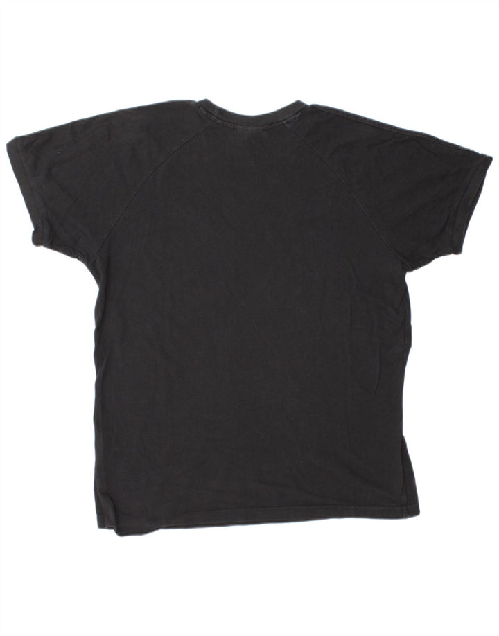 ADIDAS Mens T-Shirt Top Large Black Cotton