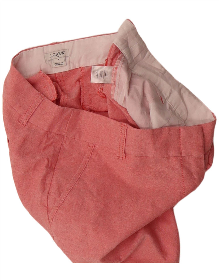 J. CREW Womens Chino Shorts US 8 Medium W30 Pink Cotton