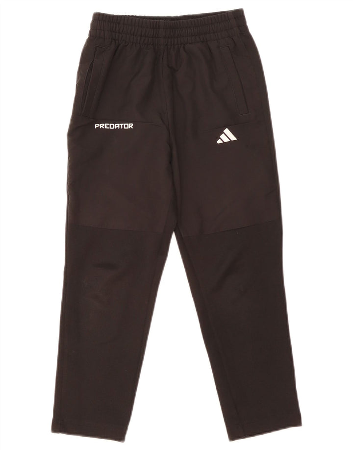 Adidas Hlače za trenirku za dječake 7-8 godina crne od poliestera