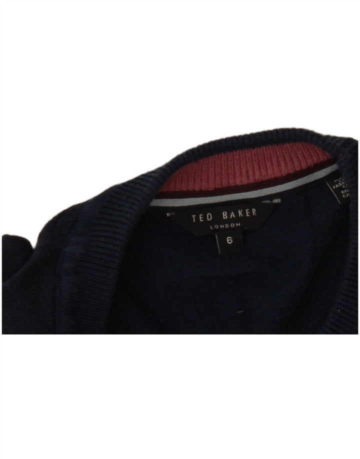 Ted Baker Ženski džemper s okruglim izrezom Veličina 6 2XL tamnoplavi