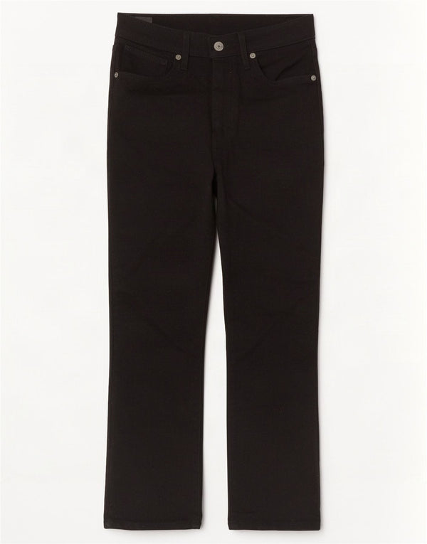 Levi's ženske ravne ležerne hlače W28 L26 crni pamuk