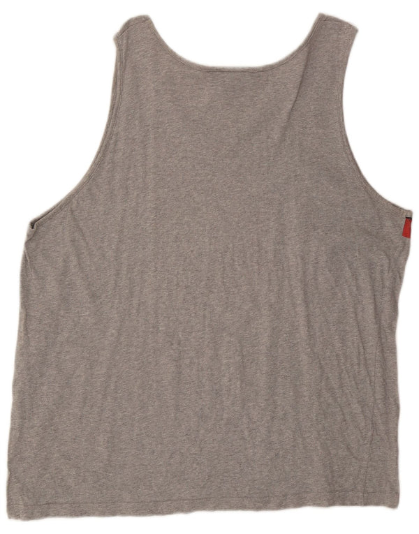 ADIDAS muški grafički prsluk 2XL u sivoj boji