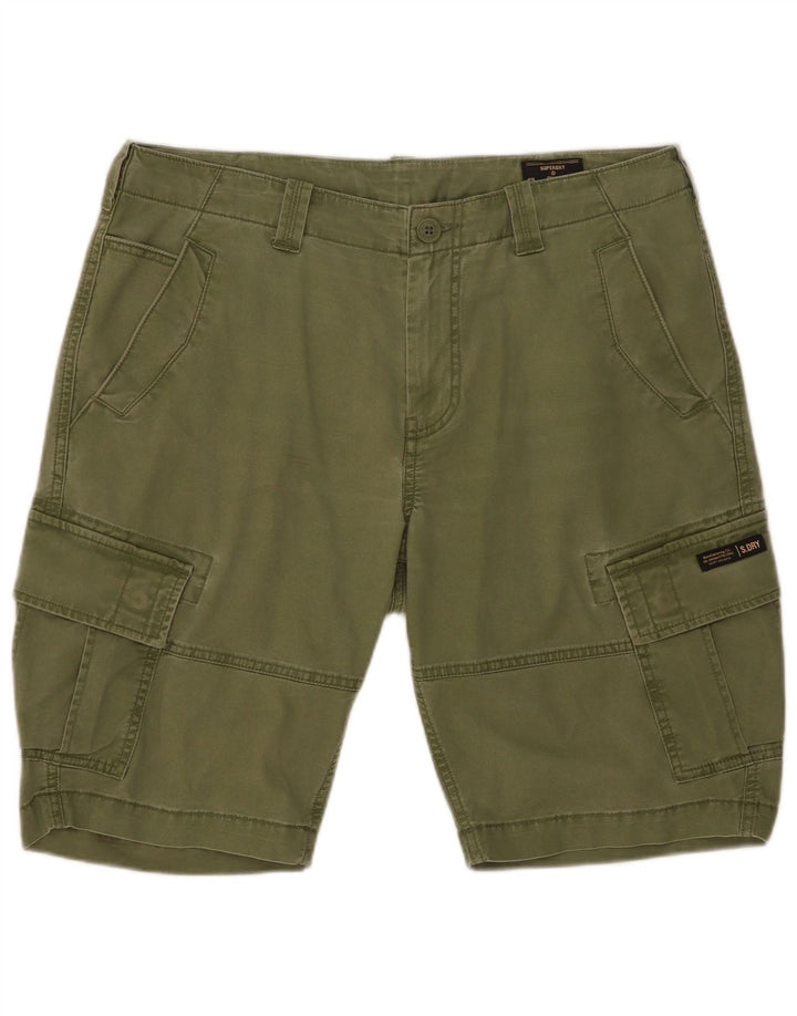 Superdry muške kargo kratke hlače W34 veliki zeleni pamuk