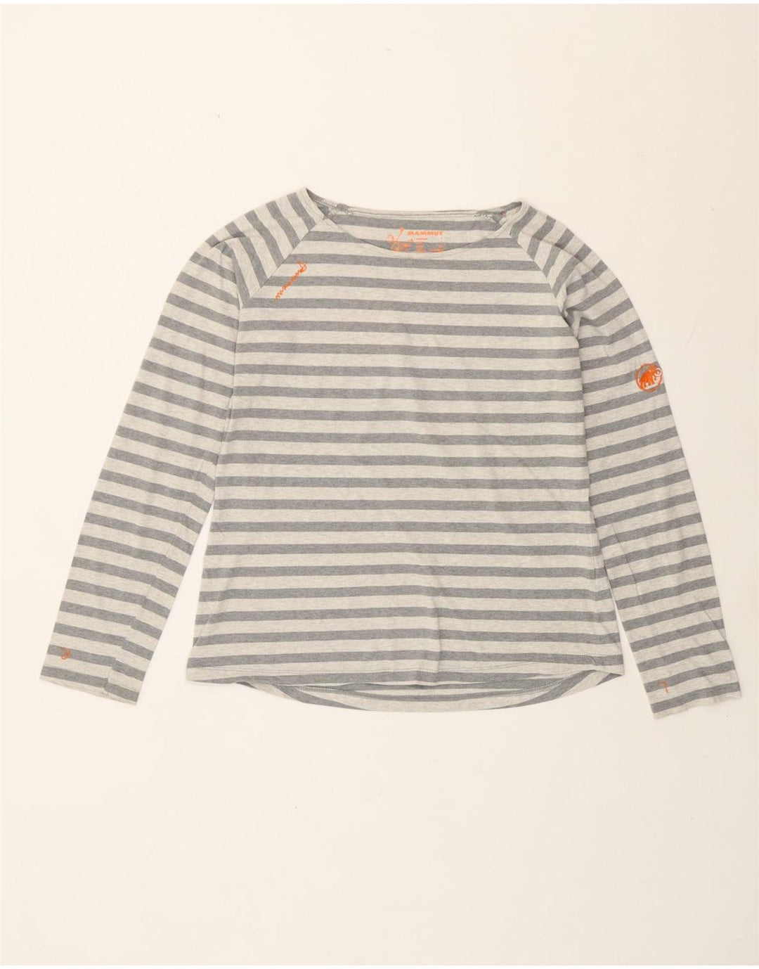 Mammut ženska majica dugih rukava UK 14 velike sive pruge