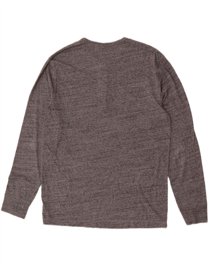 J. Crew muška majica dugih rukava XL sivi flekasti pamuk