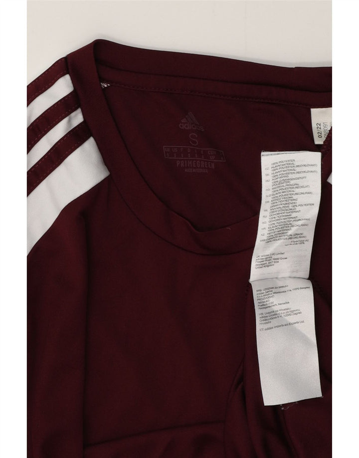 ADIDAS muška Aeroready majica kratkih rukava s malim bordo poliesterom