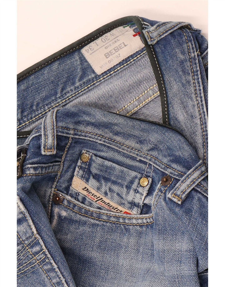 Diesel ženske traperice BEBEL Bootcut W30 L34 plavi pamuk