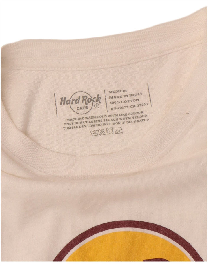 HARD ROCK CAFE Muška majica kratkih rukava s grafičkim motivima, srednji bijeli pamuk