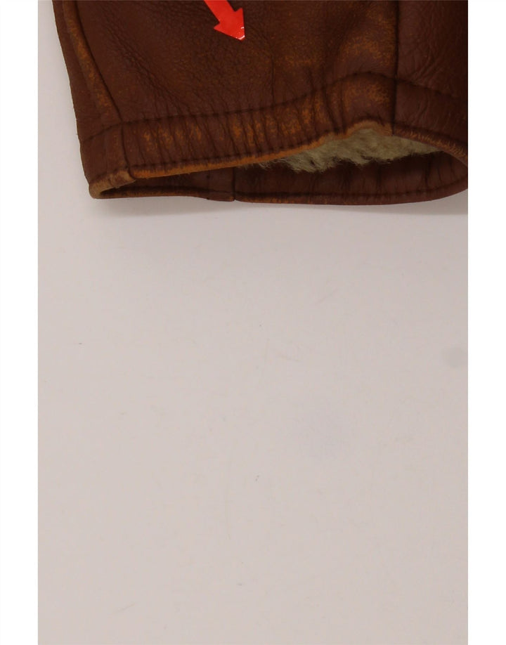 Vintage ženska jakna s ovčicama IT 50 Large Brown Shearling