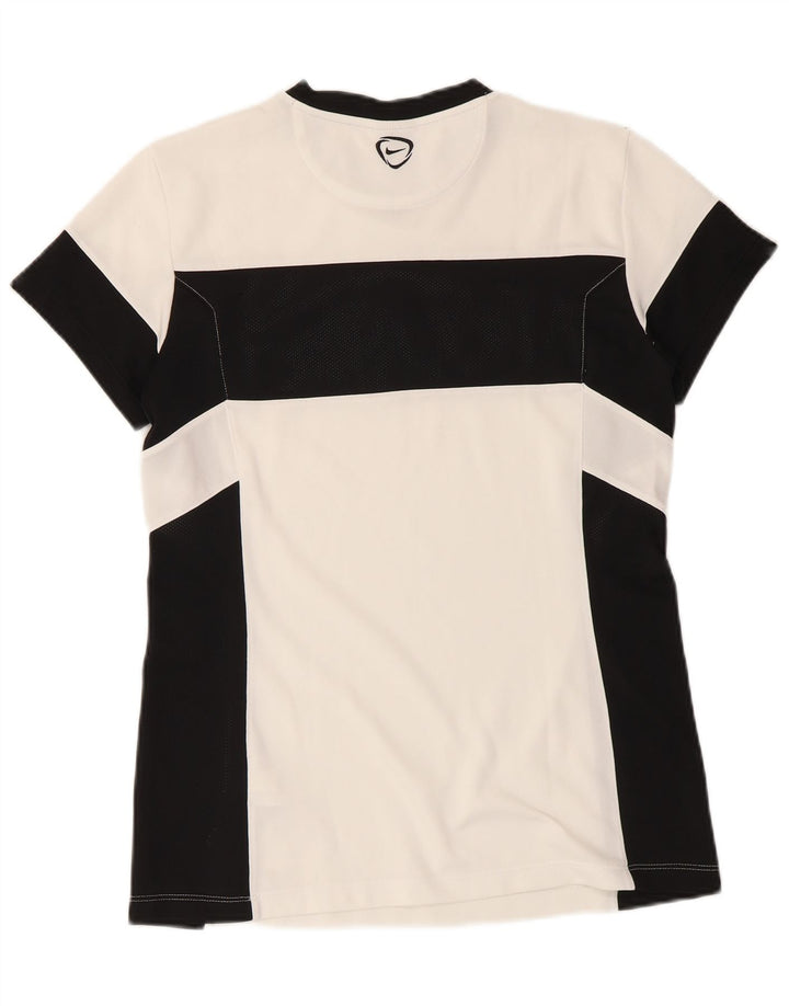 Nike Dri Fit T-Shirt Top srednje bijele boje od poliestera