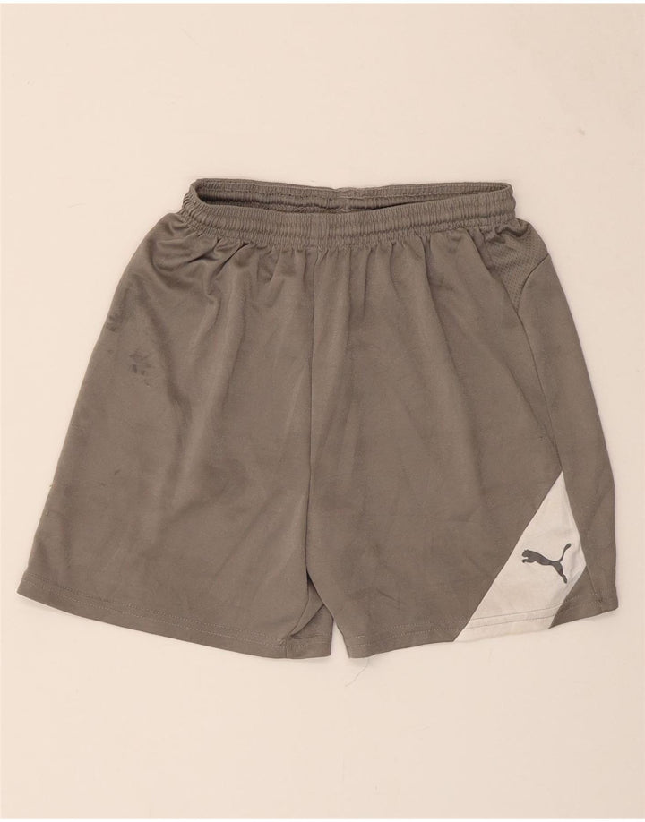 PUMA Boys Sport Shorts 13-14 Years Grey Vintage Puma and Second-Hand Puma from Messina Hembry 