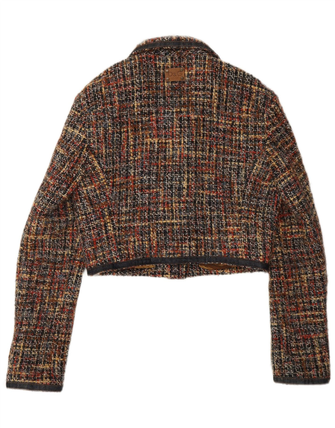 DOLCE & GABBANA Ženska jakna jakna UK 12 srednje raznobojnih fleka