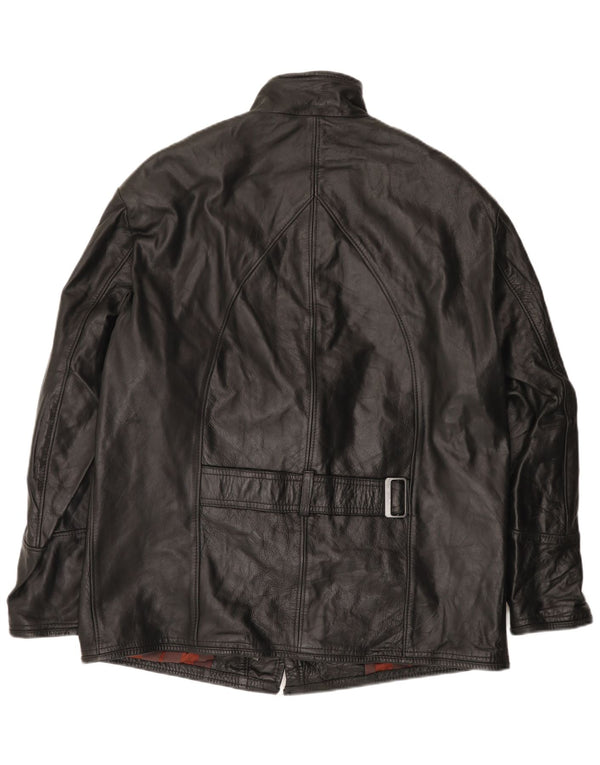 VINTAGE muška kožna jakna UK 42 XL crna