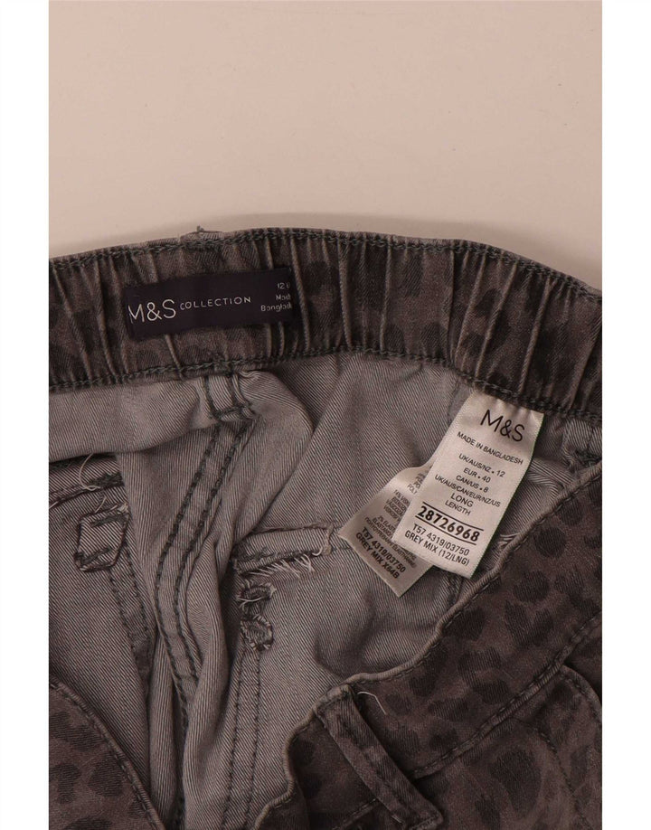 Marks & Spencer ženske chino hlače UK 12 srednje W30 L28 sive