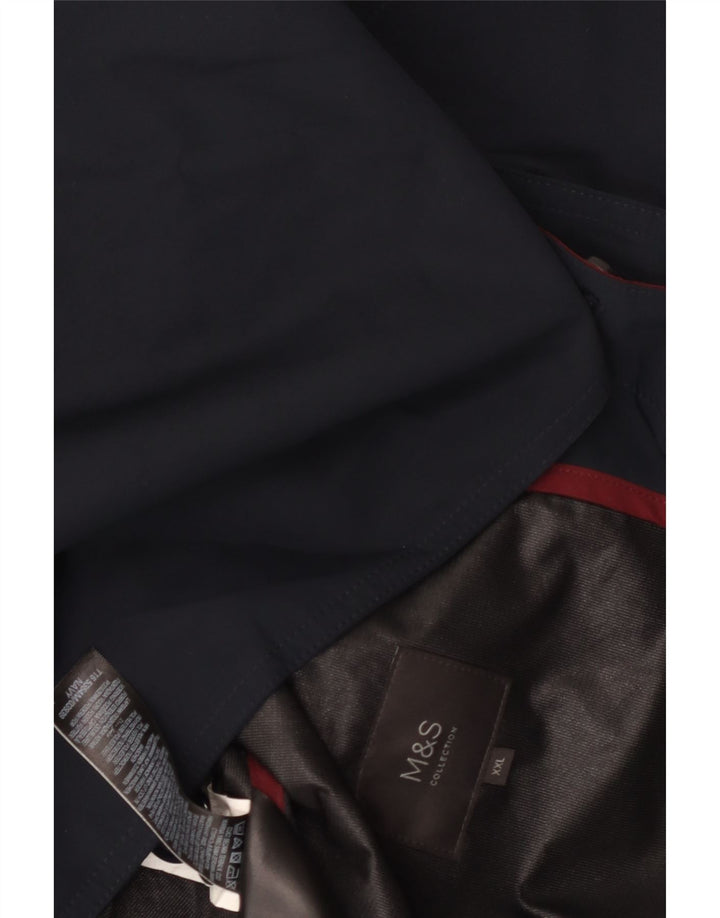 Marks & Spencer muški gornji kaput UK 44 2XL tamnoplavi poliester