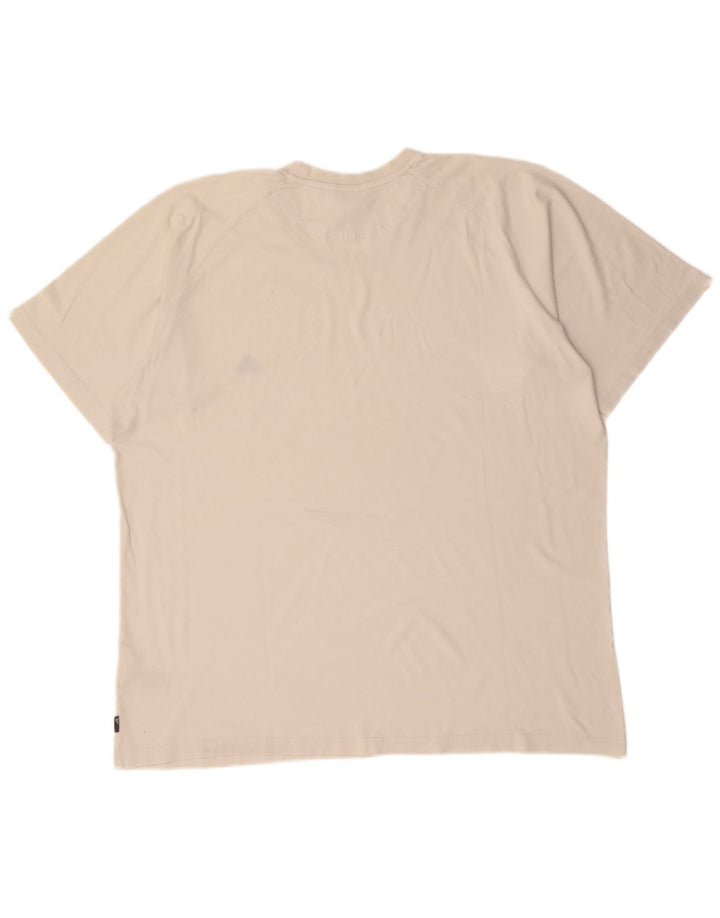 ADIDAS muška majica kratkih rukava 2XL sivobijeli pamuk