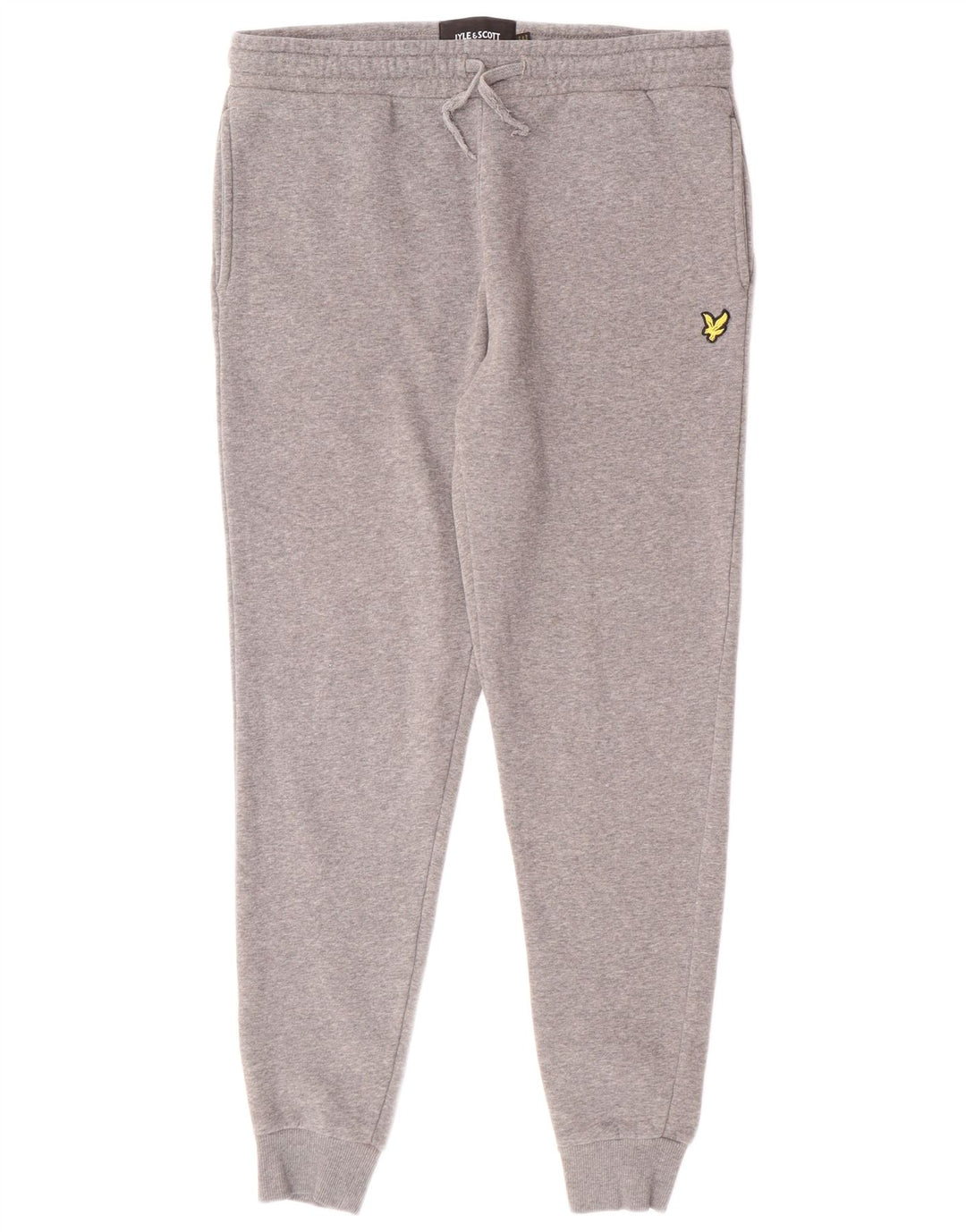 Lyle & Scott muške trenirke Hlače Joggers srednje sivi flekasti pamuk