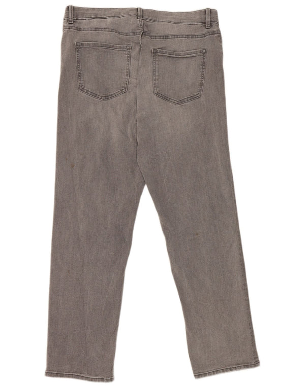 Marks & Spencer ženske ravne traperice Sienna UK 14 srednje W32 L28 sive