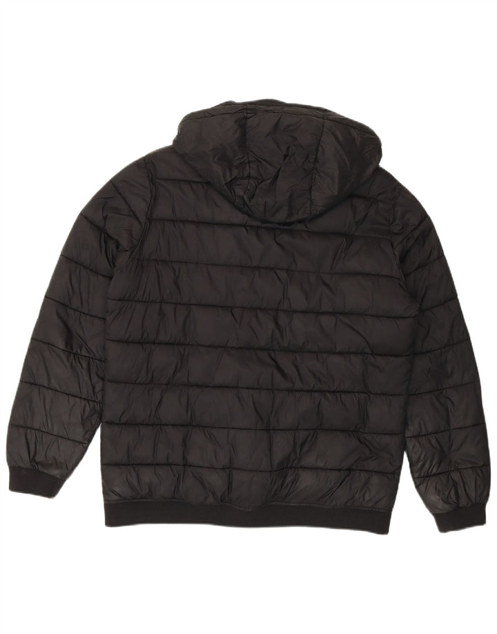 Ellesse Boys Graphic Hooded Podstavljena jakna 15-16 godina Crna poliester