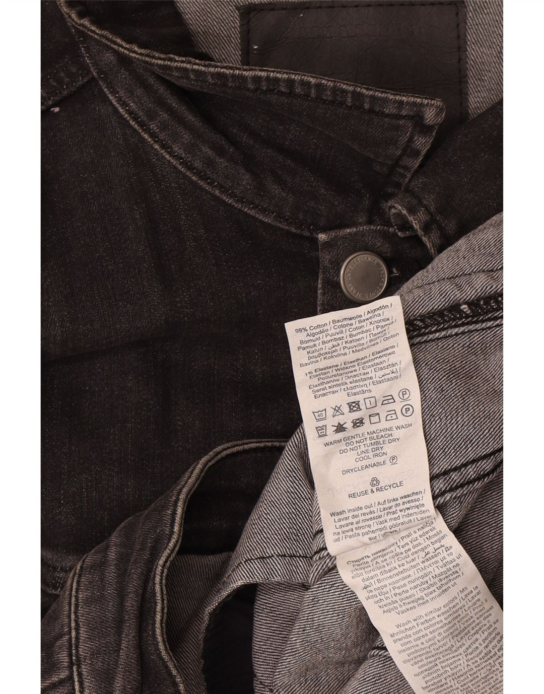 Jack & Jones muška traper jakna UK 42 XL sivi pamuk