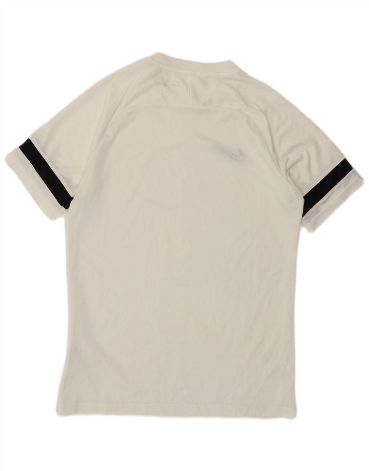 Nike Dri Fit T-Shirt Top srednje bijele boje od poliestera