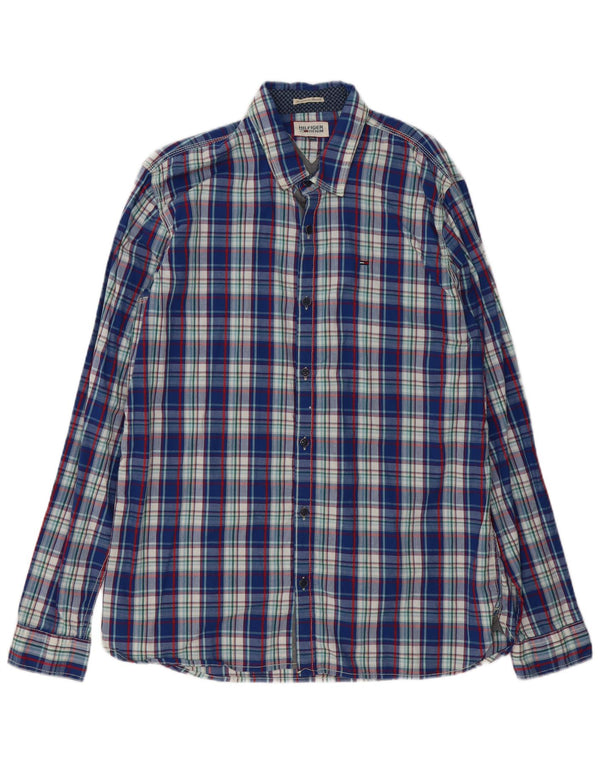 Tommy Hilfiger muška košulja 2XL plavi karirani pamuk