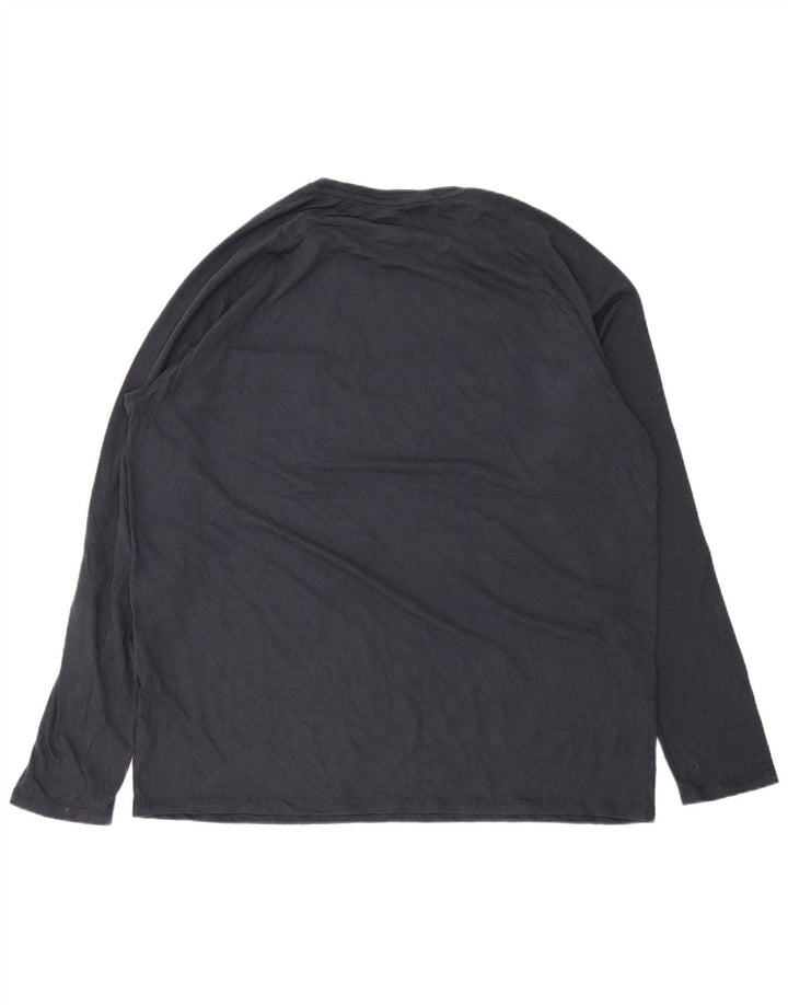DICKIES Muška majica dugih rukava 2XL tamnoplavi pamuk