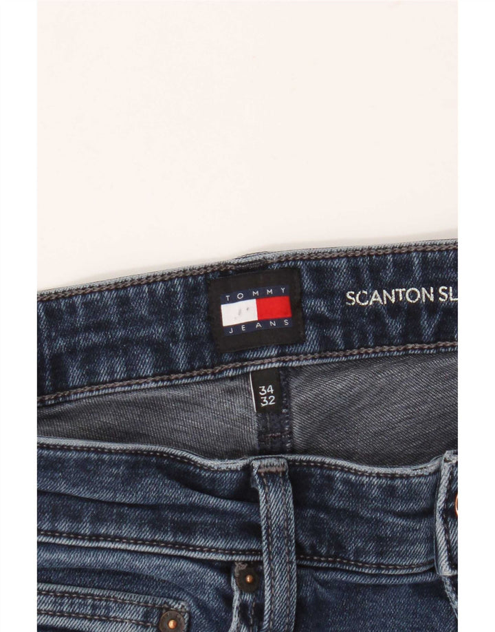Tommy Hilfiger Mens Scanton Slim Jeans W34 L32 Plava