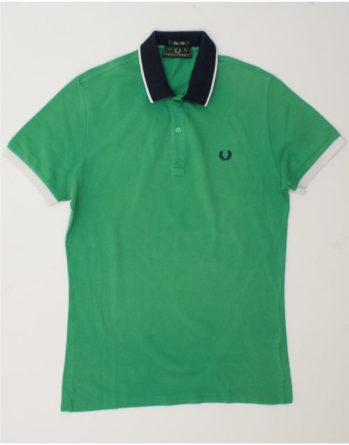 Fred Perry muška uska polo majica velike zelene boje