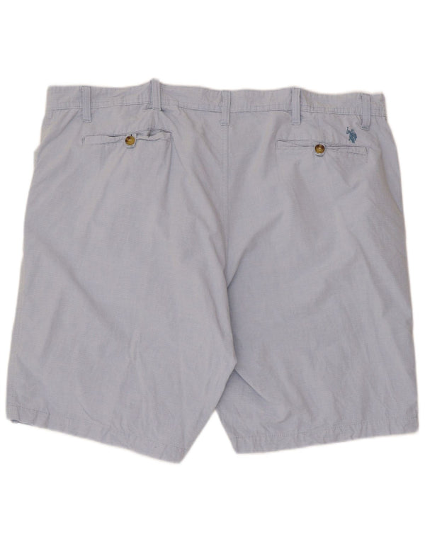 U.S. Polo Assn. Muške chino kratke hlače W44 2XL pamuk s plavim prugama