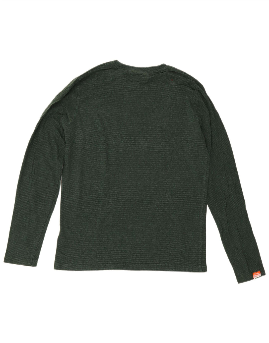 Superdry muška majica dugih rukava, mali zeleni pamuk