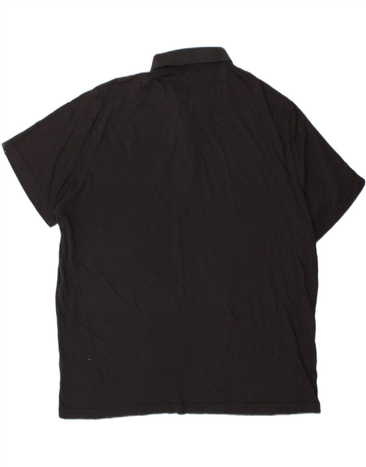 PUMA Mens Polo Shirt 2XL Black Cotton Vintage Puma and Second-Hand Puma from Messina Hembry 