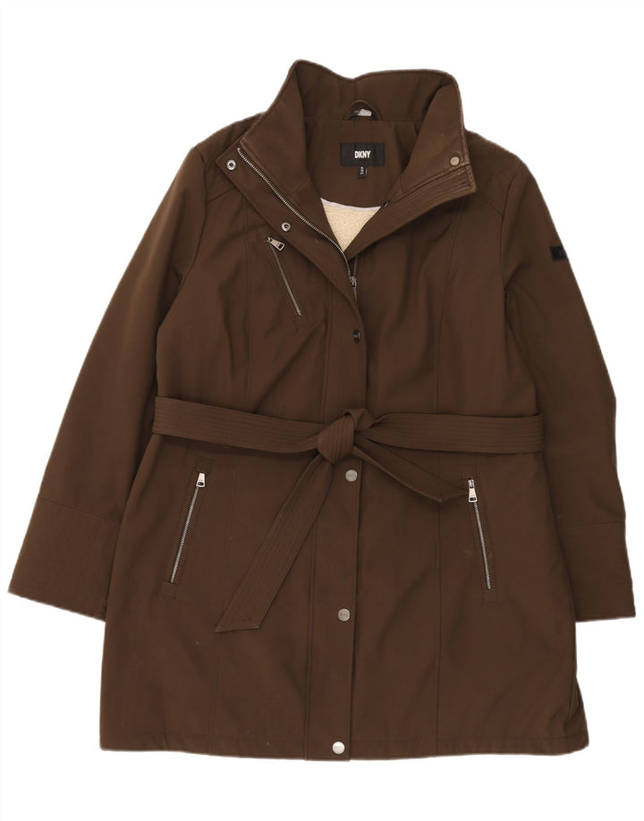 Dkny ženski šerpa kaput UK 18 XL smeđi poliester