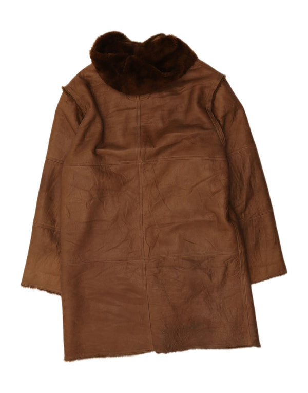 Coveri muški šerpa kaput s kapuljačom UK 44 2XL smeđi