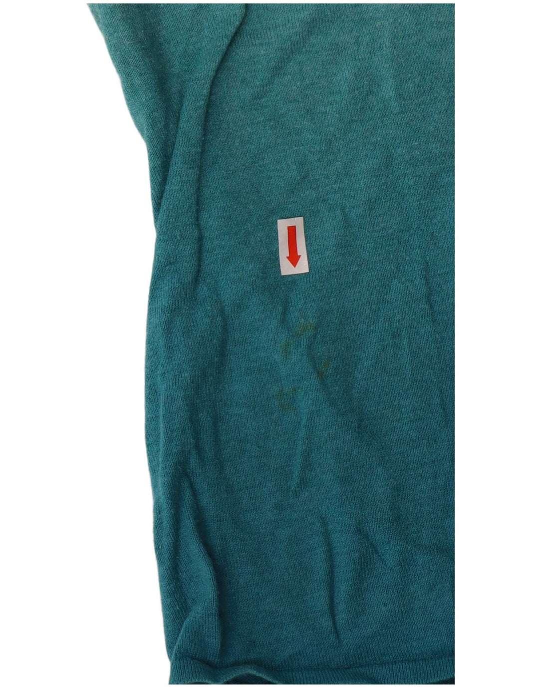 Fat Face Ženska majica dugih rukava UK 14 Veliki tirkizni pamuk u blokovima boja