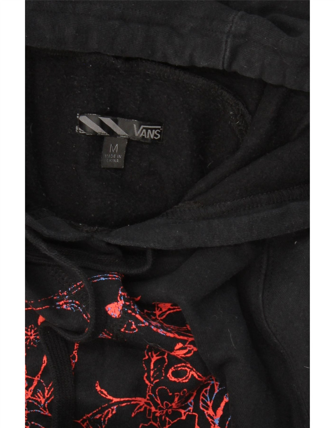 Vans Ženska majica s kapuljačom s grafičkim motivima UK 14 srednje crna