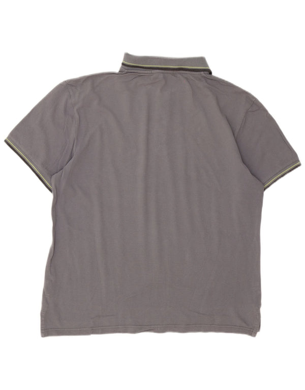 Trussardi muška polo majica XL pamuk na sive pruge