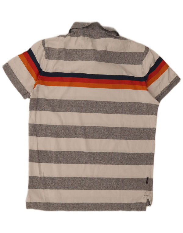 Superdry muška polo majica s velikim sivim prugama
