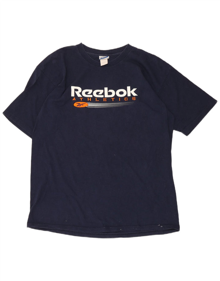 Reebok muška majica s grafičkim motivima, velika tamnoplava
