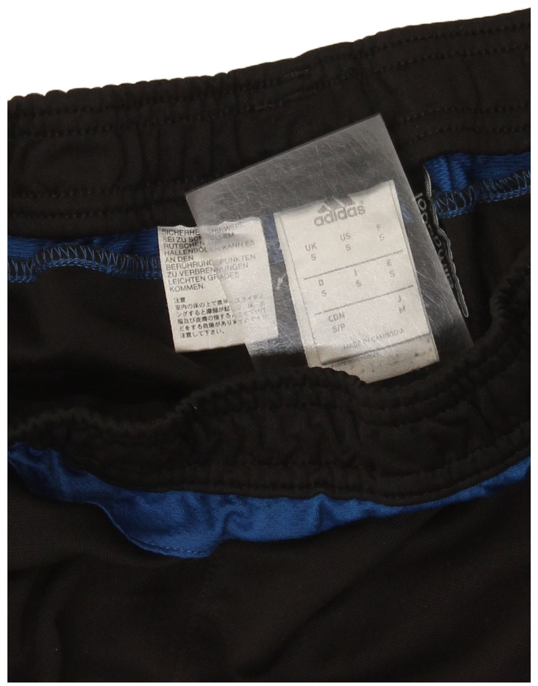 ADIDAS Muške hlače za trenirku Male crne poliesterske
