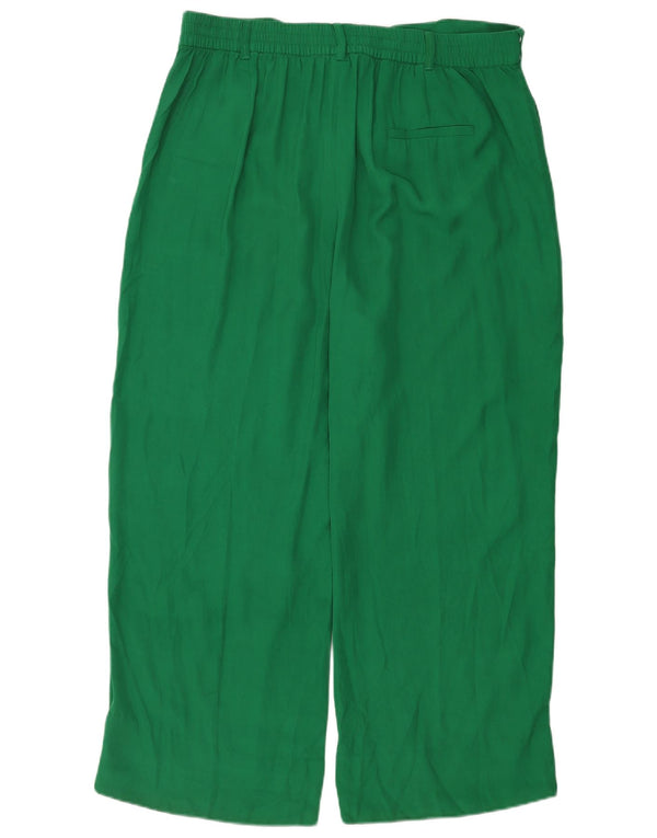 Zara ženske široke chino hlače 2XL W34 L28 zelene