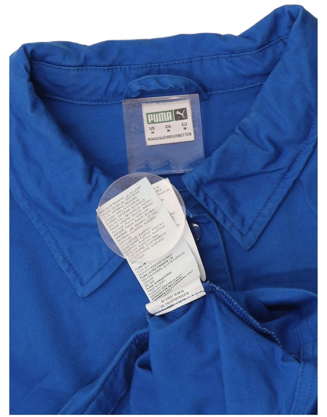 PUMA ženska jakna bomber UK 14 Srednje plavi pamuk