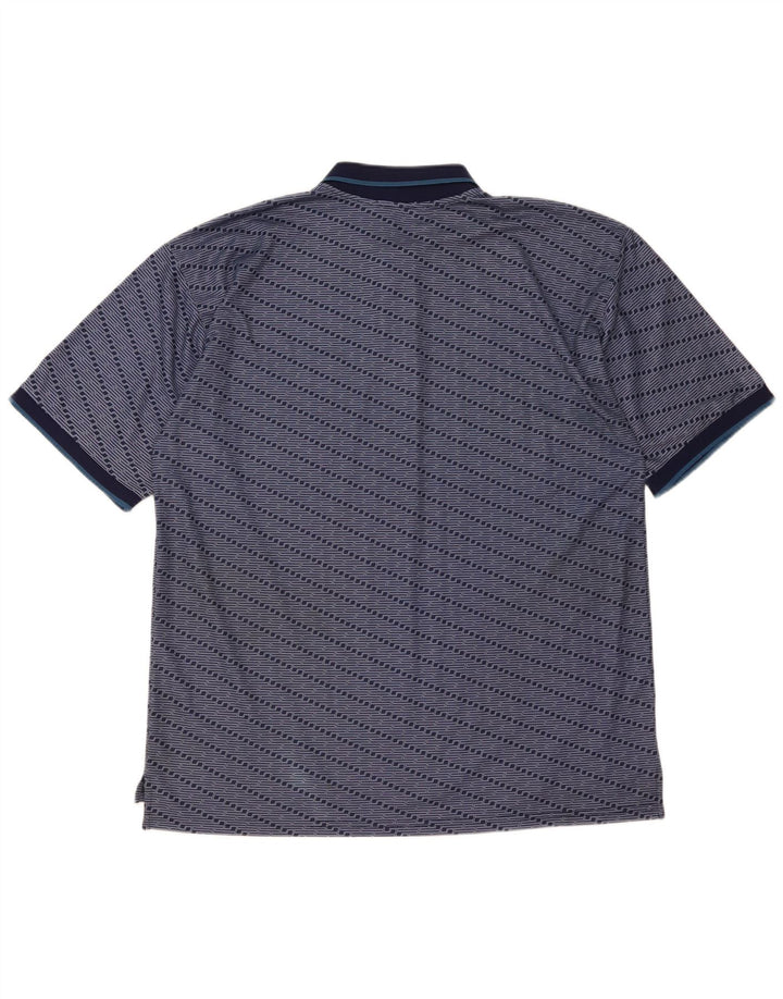Fila muška polo majica XL tamnoplavi poliester na pruge